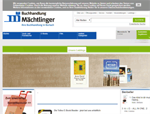 Tablet Screenshot of maechtlingerbuch.de